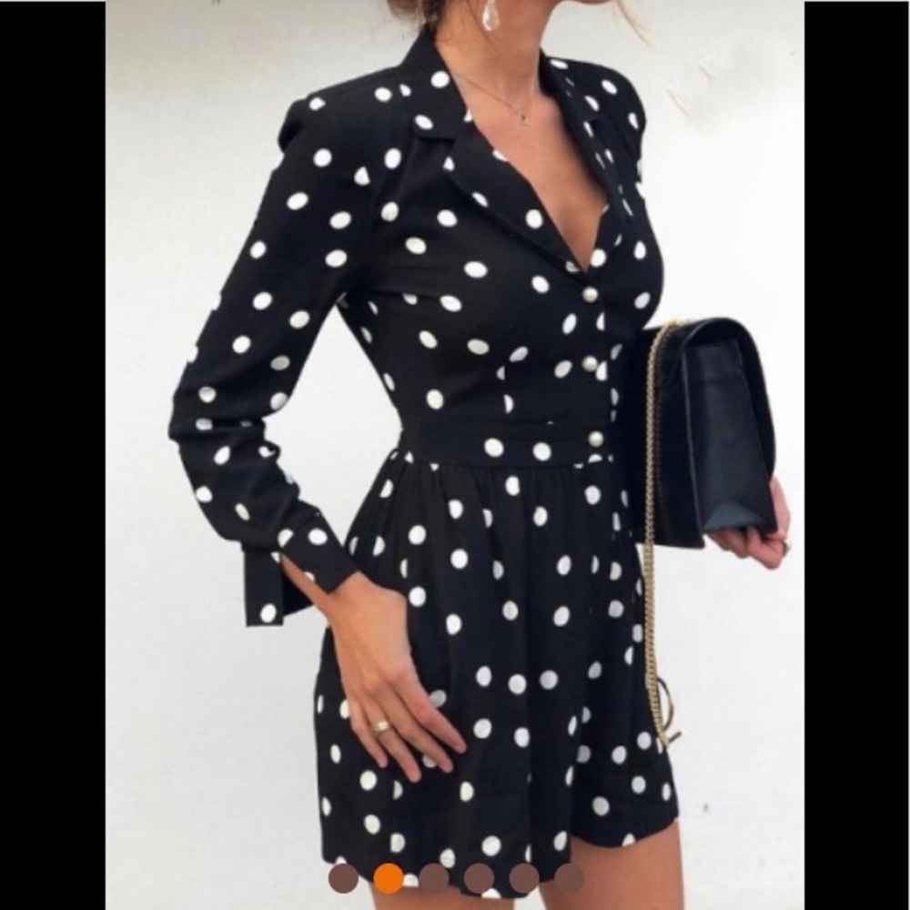 ✨Final✨Polka Dot Romper | Beach Day | Size M, XL, XXL - Picture 3 of 7